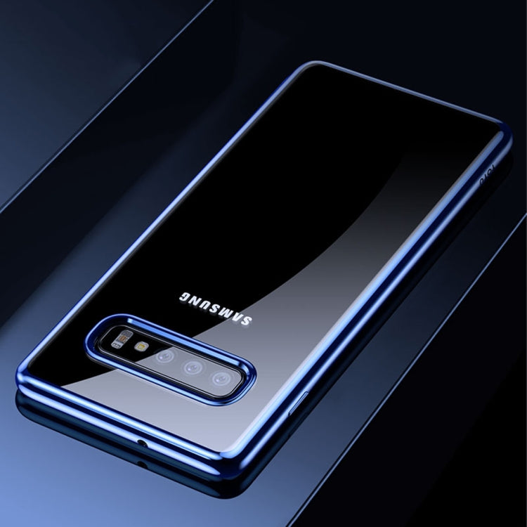 TOTUDESIGN Concise Series Shockproof Electroplating TPU Protective Case for Galaxy S10 Plus