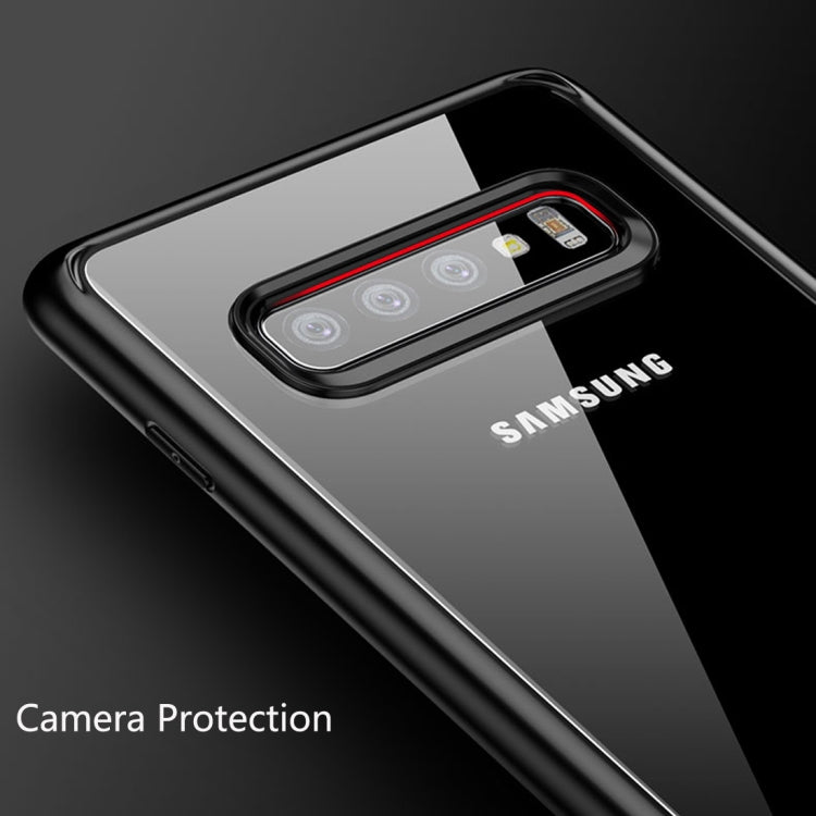 TOTUDESIGN Crystal Color Series Sim Version Shockproof TPU + Acrylic Protective Case for Galaxy S10 E