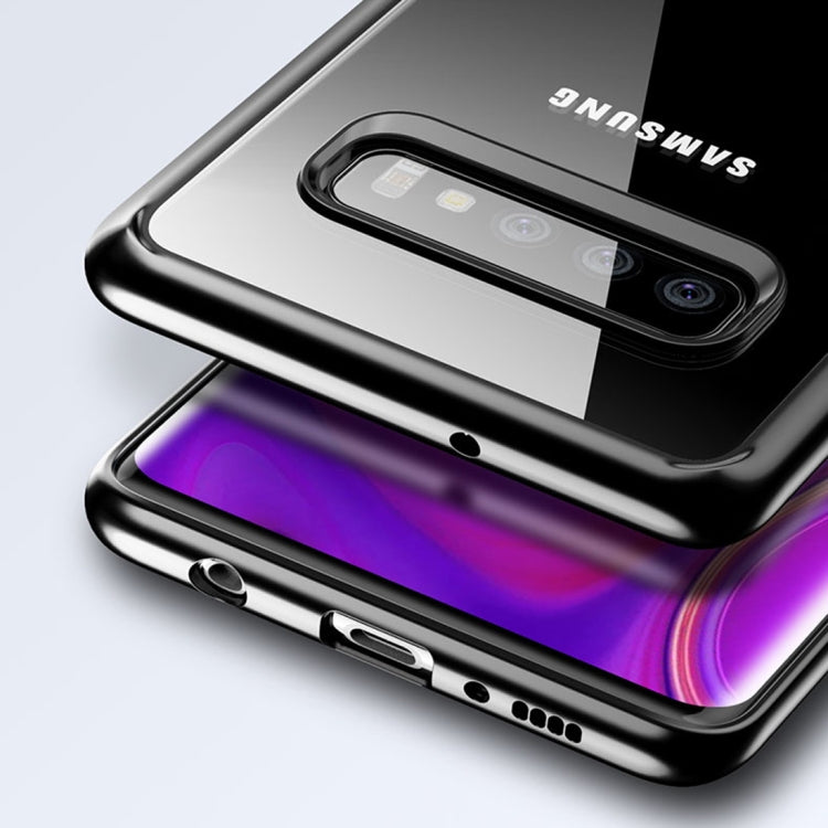 TOTUDESIGN Crystal Color Series Sim Version Shockproof TPU + Acrylic Protective Case for Galaxy S10 E