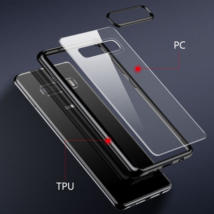 TOTUDESIGN Crystal Color Series Sim Version Shockproof TPU + Acrylic Protective Case for Galaxy S10 E
