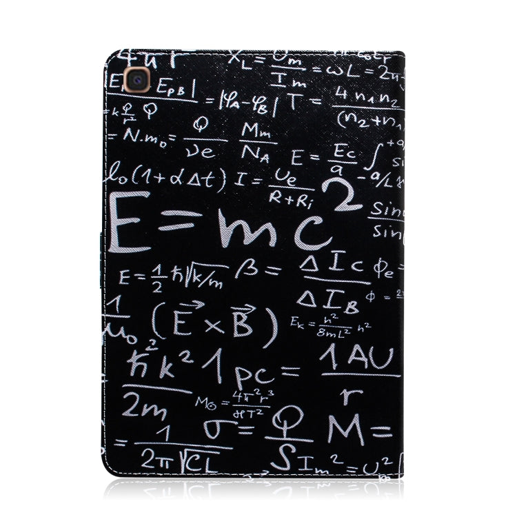 Formula Pattern Horizontal Flip Leather Case for Galaxy Tab S5E T720 / T725, with Holder & Card Slot & Wallet