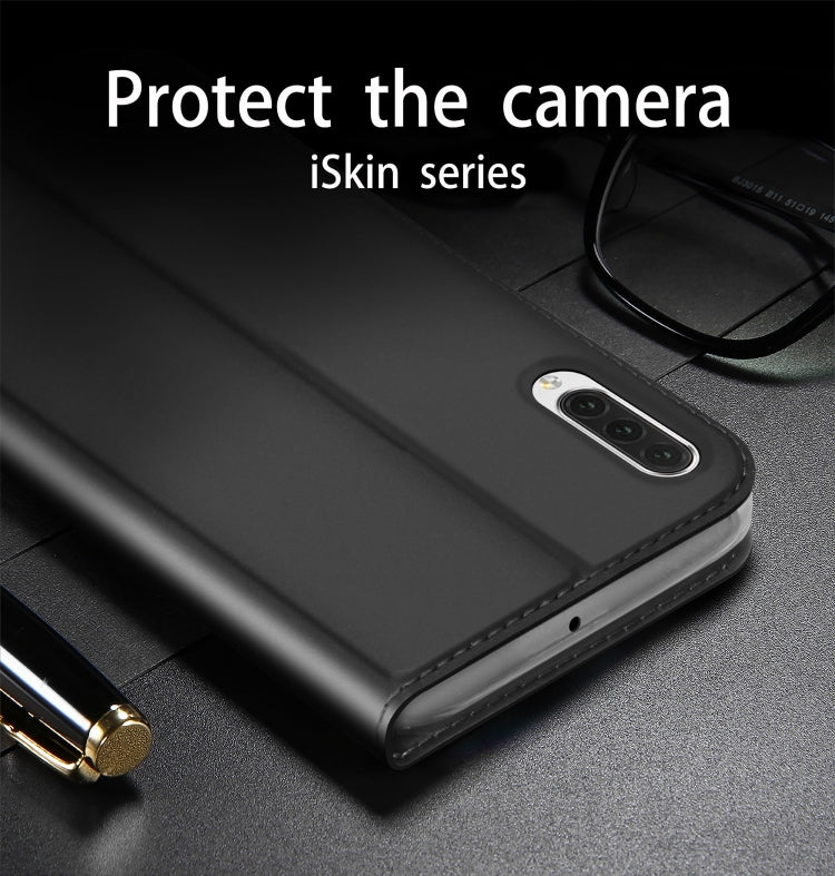 DZGOGO ISKIN Series Slight Frosted PU+ TPU Case for Galaxy A50