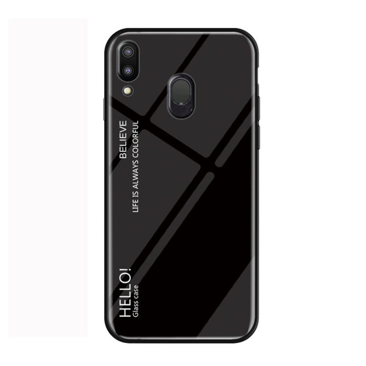 Gradient Color Glass Protective Case for Galaxy M20