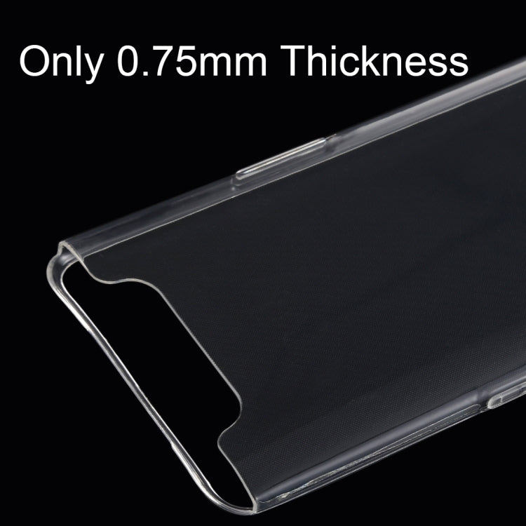 0.75mm Ultrathin Transparent TPU Soft Protective Case for Galaxy A80
