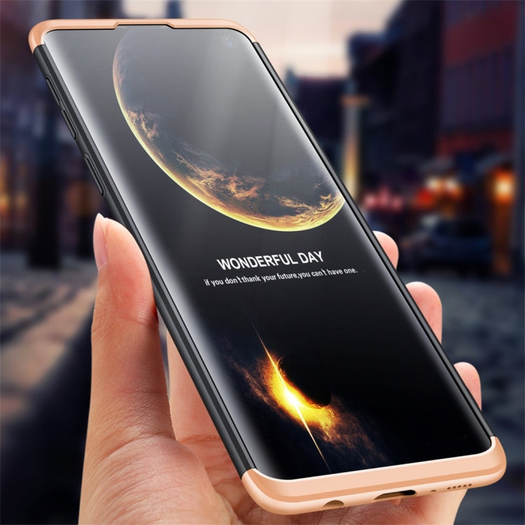 GKK Three Stage Splicing Full Coverage PC Case for Galaxy S10 E