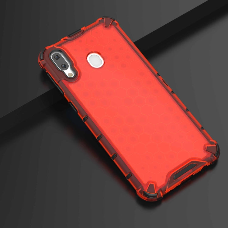 Honeycomb Shockproof PC + TPU Case for Galaxy M20