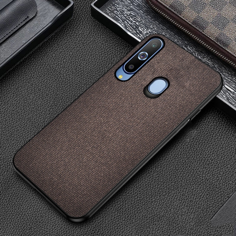 Shockproof Cloth Texture PC+ TPU Protective Case for Galaxy A60