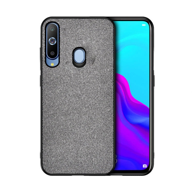 Shockproof Cloth Texture PC+ TPU Protective Case for Galaxy A60