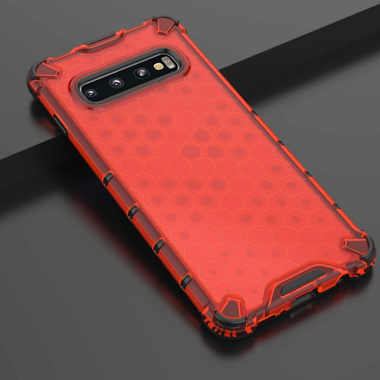 Honeycomb Shockproof PC + TPU Case for Galaxy S10