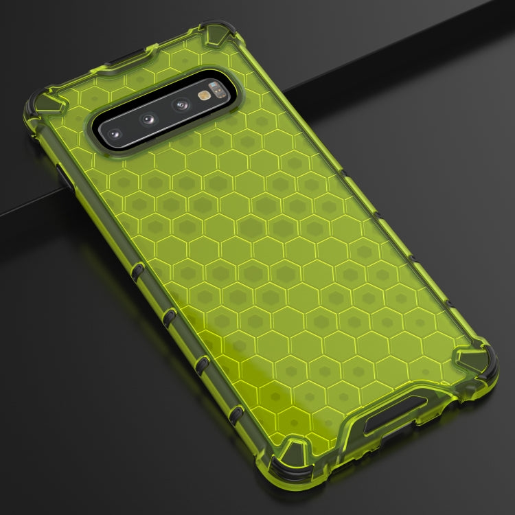 Honeycomb Shockproof PC + TPU Case for Galaxy S10+