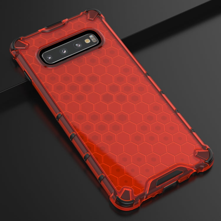 Honeycomb Shockproof PC + TPU Case for Galaxy S10+