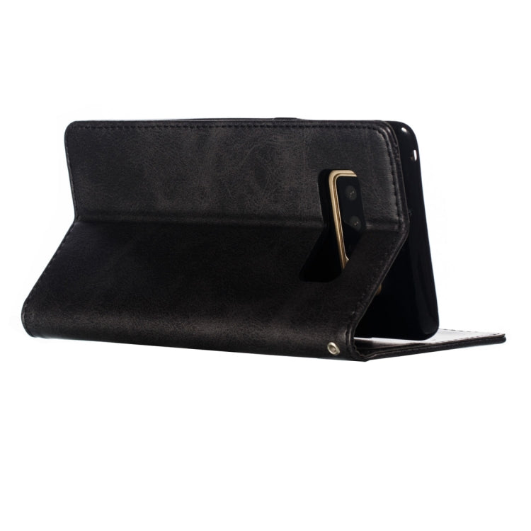 Calf Texture Zipper Magnetic Horizontal Flip Leather Case for Galaxy Note8, with Wallet & Holder & Card Slots