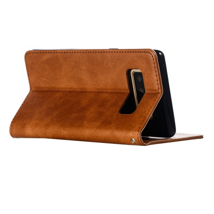 Calf Texture Zipper Magnetic Horizontal Flip Leather Case for Galaxy Note8, with Wallet & Holder & Card Slots