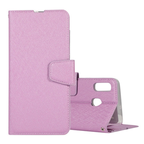Silk Texture Horizontal Flip Leather Case for Galaxy A40, with Holder & Card Slots & Wallet & Photo Frame