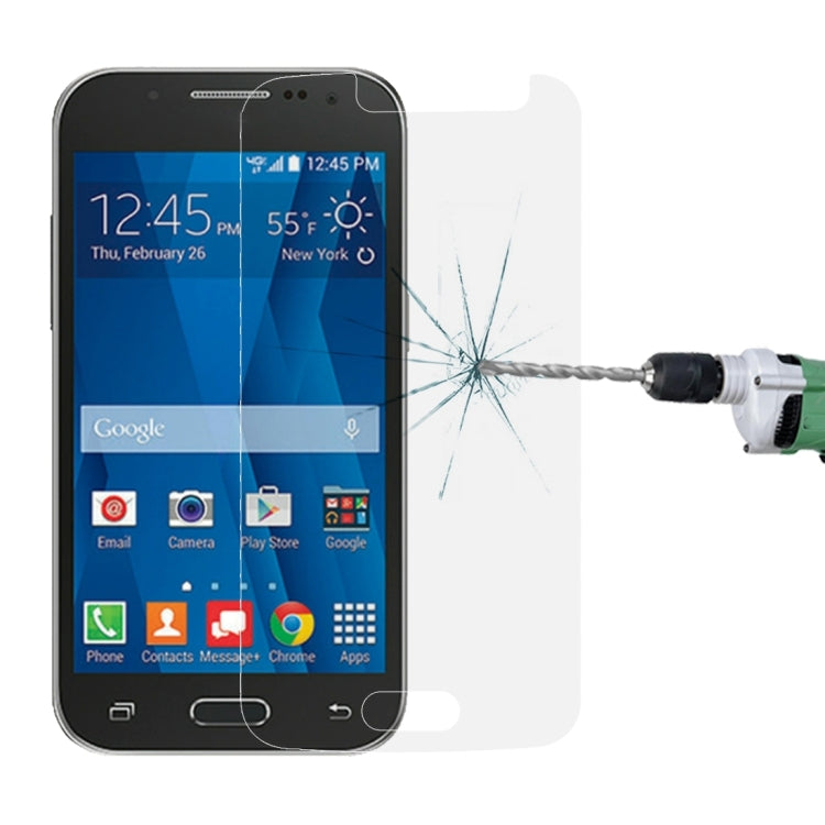 2 PCS for Galaxy J1 Mini Prime / J106 0.26mm 9H Surface Hardness Explosion-proof Non-full Screen Tempered Glass Screen Film