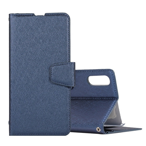 Silk Texture Horizontal Flip Leather Case for Galaxy A70, with Holder & Card Slots & Wallet & Photo Frame
