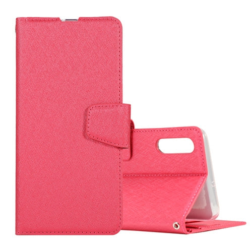 Silk Texture Horizontal Flip Leather Case for Galaxy A70, with Holder & Card Slots & Wallet & Photo Frame