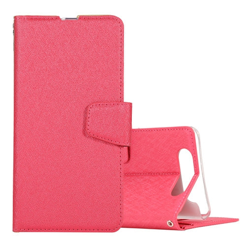 Silk Texture Horizontal Flip Leather Case for Galaxy A80, with Holder & Card Slots & Wallet & Photo Frame