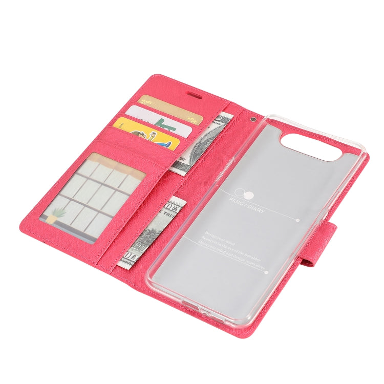Silk Texture Horizontal Flip Leather Case for Galaxy A80, with Holder & Card Slots & Wallet & Photo Frame
