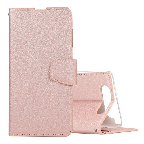 Silk Texture Horizontal Flip Leather Case for Galaxy A80, with Holder & Card Slots & Wallet & Photo Frame