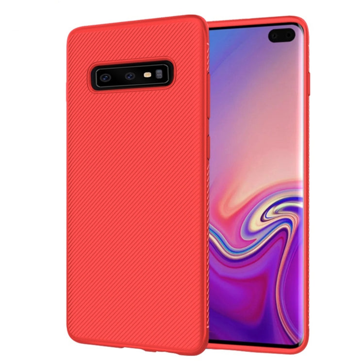 lenuo Leshen Series Stripe Texture TPU Case for Galaxy S10