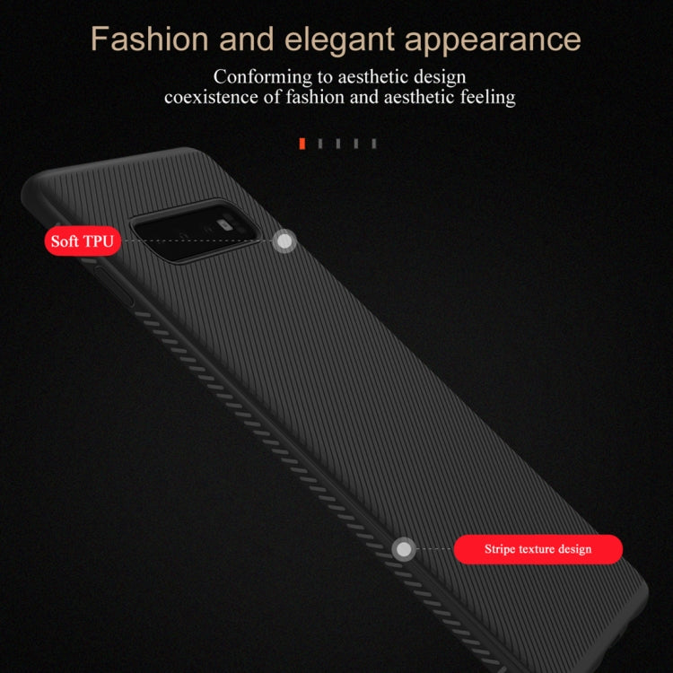 lenuo Leshen Series Stripe Texture TPU Case for Galaxy S10 Plus