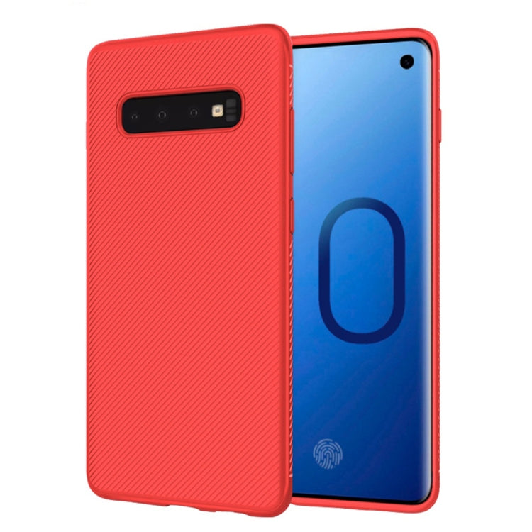 lenuo Leshen Series Stripe Texture TPU Case for Galaxy S10 Plus