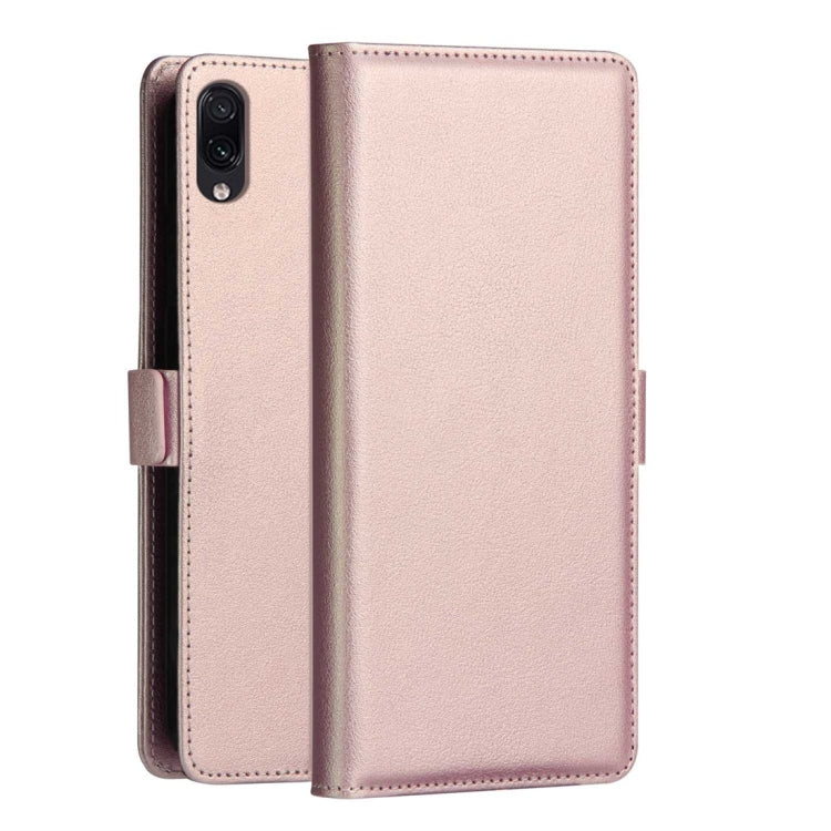 DZGOGO MILO Series PC + PU Horizontal Flip Leather Case for Galaxy M10, with Holder & Card Slot & Wallet
