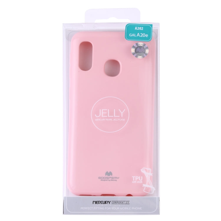 GOOSPERY JELLY TPU Shockproof and Scratch Case for Galaxy A20e