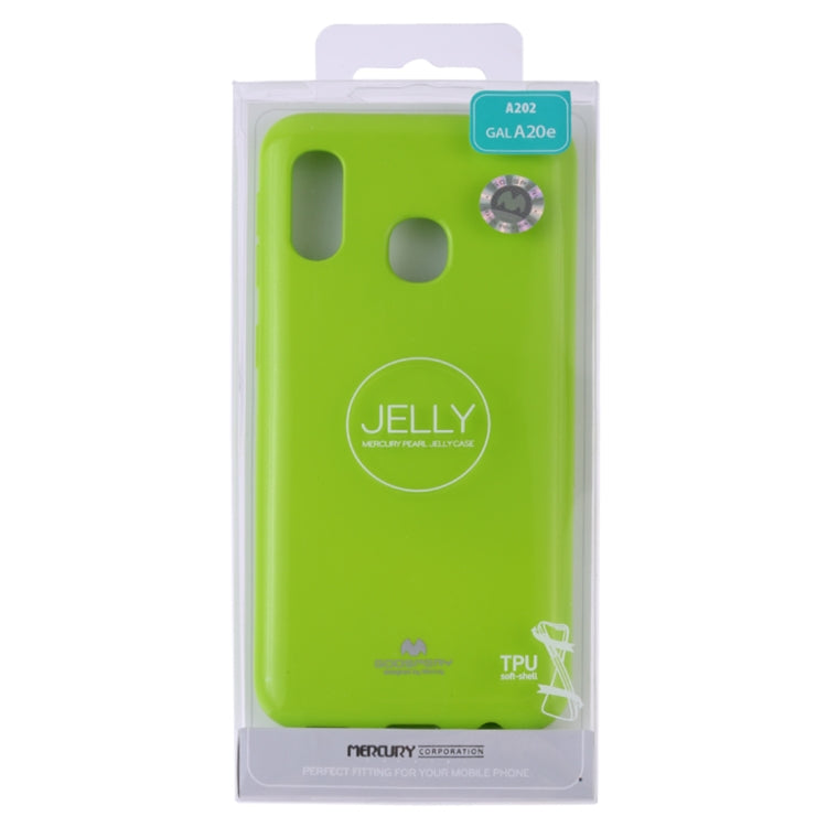 GOOSPERY JELLY TPU Shockproof and Scratch Case for Galaxy A20e