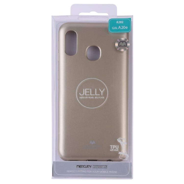 GOOSPERY JELLY TPU Shockproof and Scratch Case for Galaxy A20e