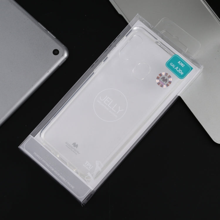 GOOSPERY JELLY TPU Shockproof and Scratch Case for Galaxy A20e