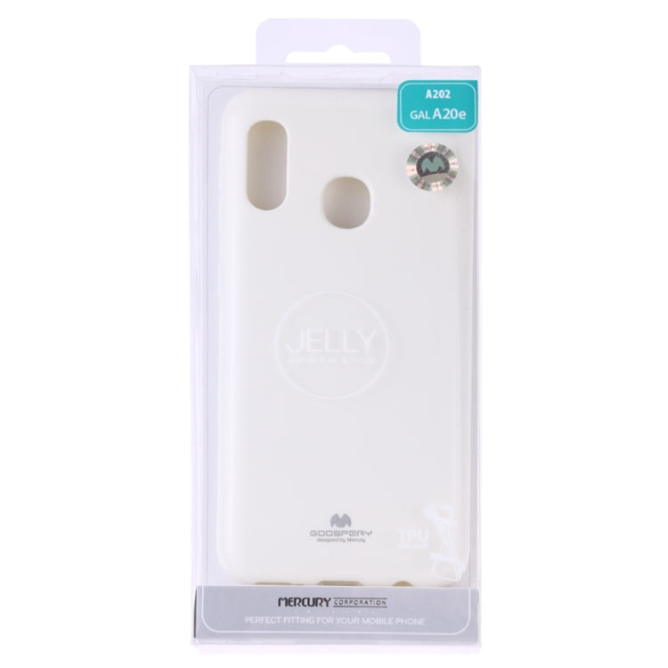 GOOSPERY JELLY TPU Shockproof and Scratch Case for Galaxy A20e