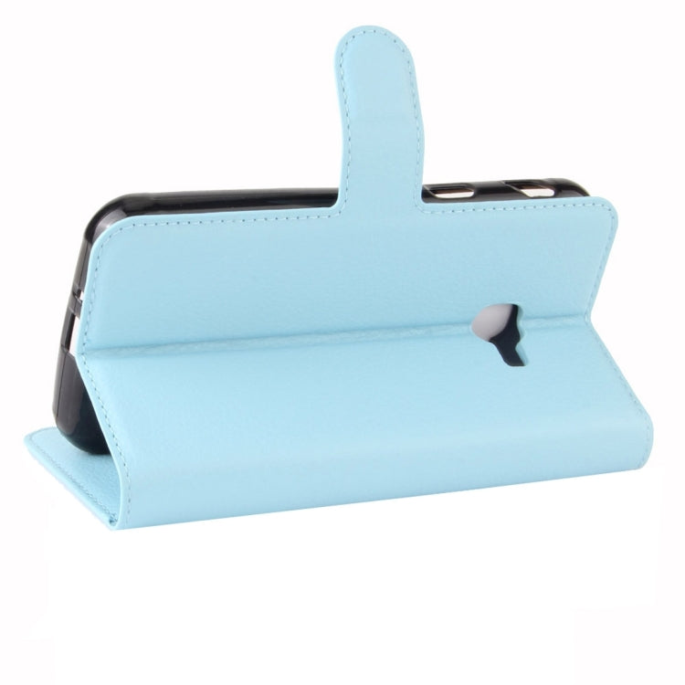 For Galaxy Xcover 4 / G390F Litchi Texture Horizontal Flip Leather Case with Card Slots & Wallet & Holder