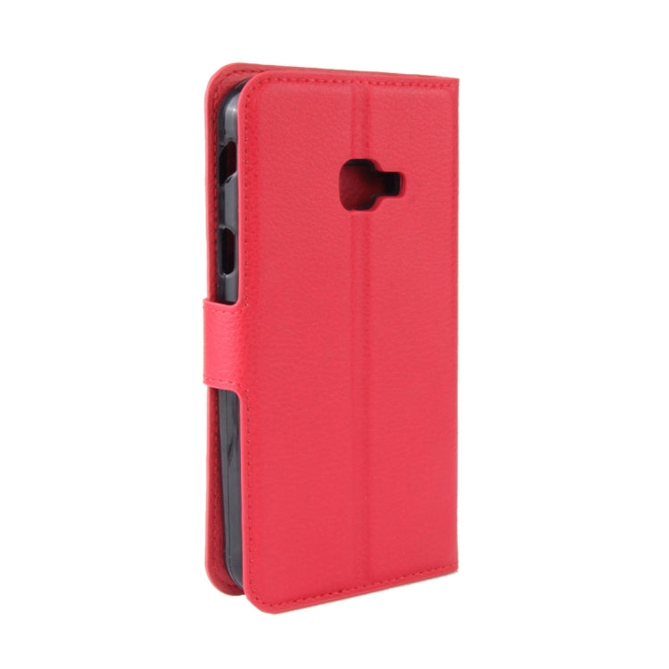 For Galaxy Xcover 4 / G390F Litchi Texture Horizontal Flip Leather Case with Card Slots & Wallet & Holder