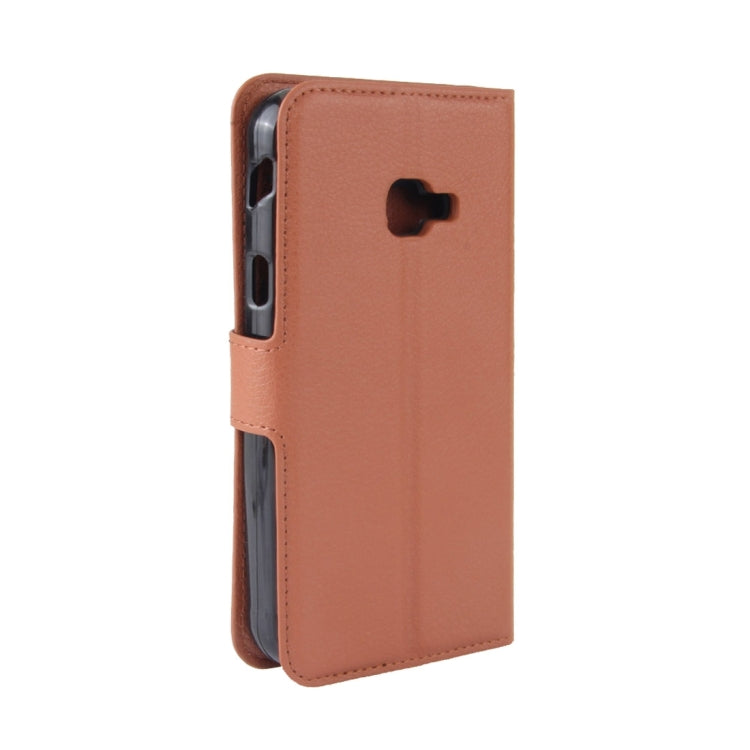 For Galaxy Xcover 4 / G390F Litchi Texture Horizontal Flip Leather Case with Card Slots & Wallet & Holder