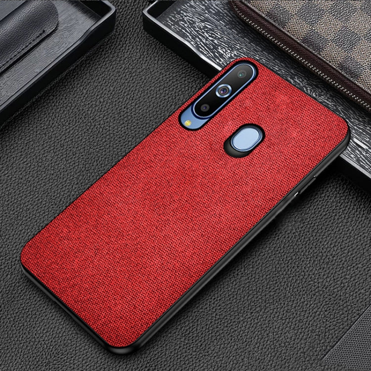 Shockproof Cloth Texture PC+ TPU Protective Case for Galaxy A30