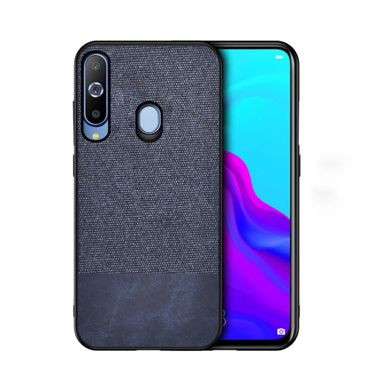 Shockproof Splicing PU + Cloth Protective Case for Galaxy A50