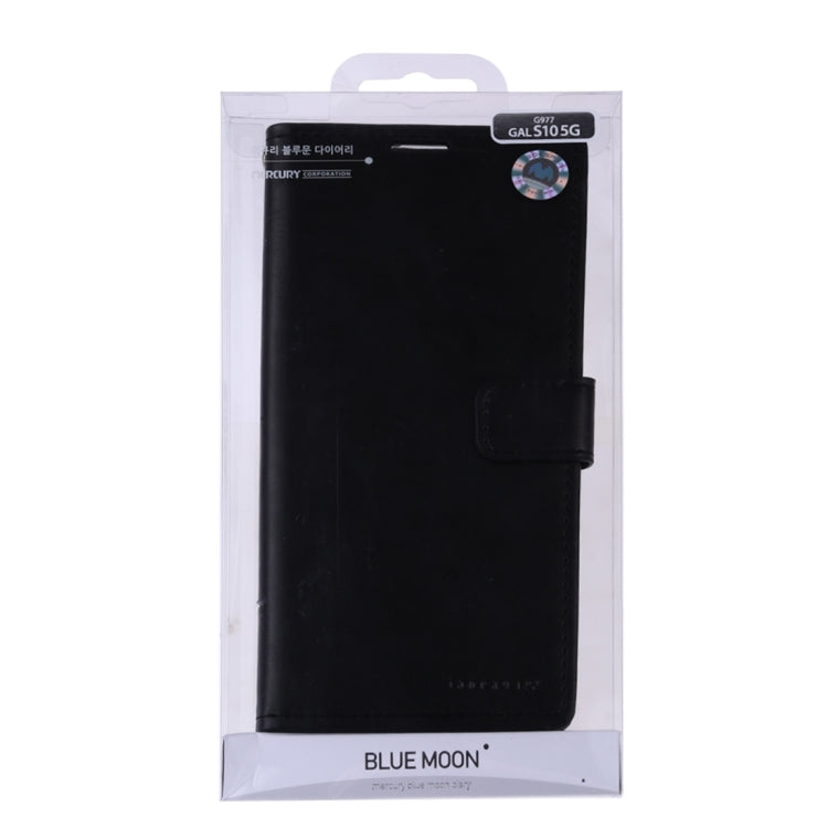 GOOSPERY Blue Moon Cowhide Texture Horizontal Flip PU Leather Case for Galaxy S10 5G, with Holder & Card Slots & Wallet
