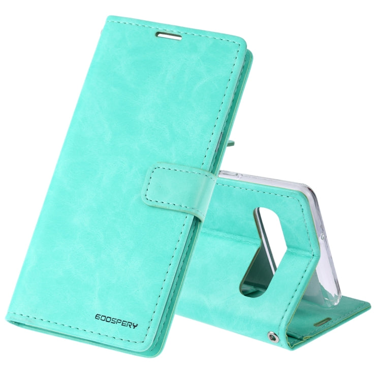 GOOSPERY Blue Moon Cowhide Texture Horizontal Flip PU Leather Case for Galaxy S10 5G, with Holder & Card Slots & Wallet