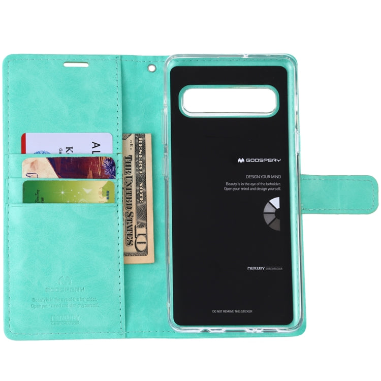 GOOSPERY Blue Moon Cowhide Texture Horizontal Flip PU Leather Case for Galaxy S10 5G, with Holder & Card Slots & Wallet