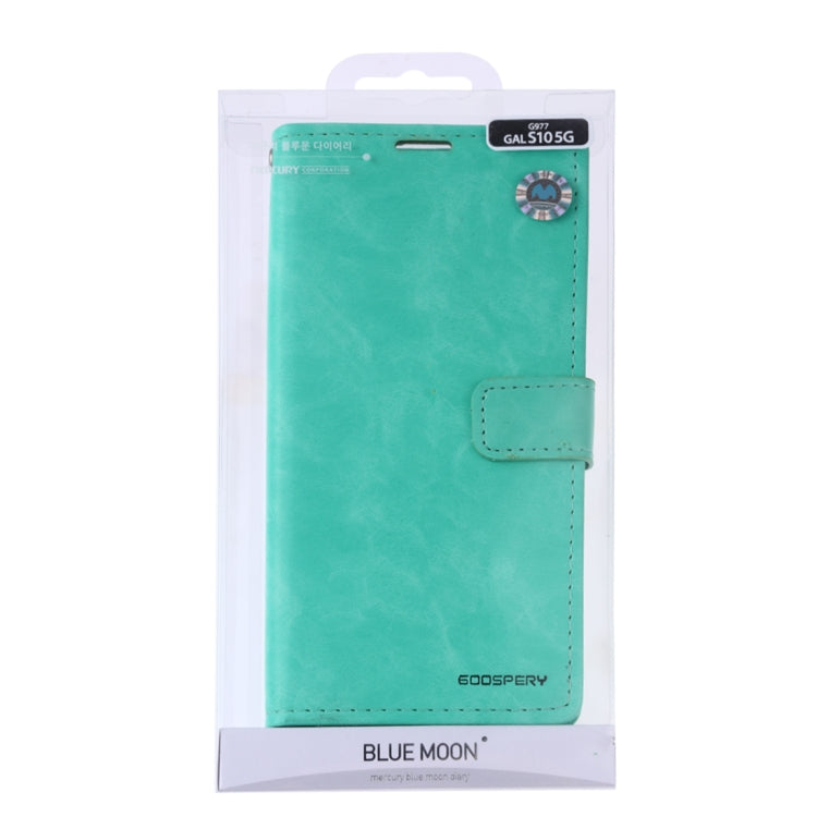 GOOSPERY Blue Moon Cowhide Texture Horizontal Flip PU Leather Case for Galaxy S10 5G, with Holder & Card Slots & Wallet