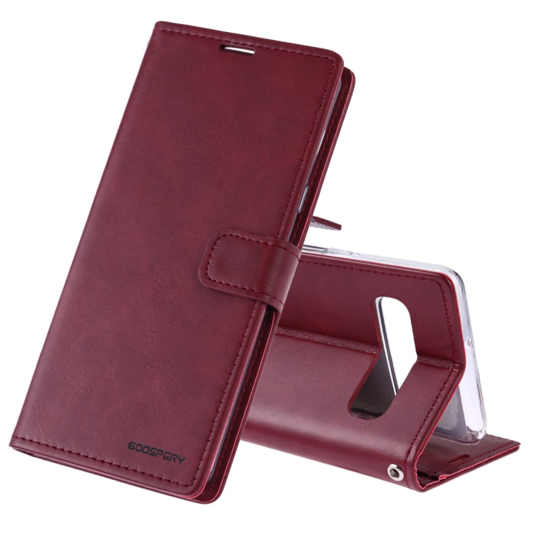 GOOSPERY Blue Moon Cowhide Texture Horizontal Flip PU Leather Case for Galaxy S10 5G, with Holder & Card Slots & Wallet