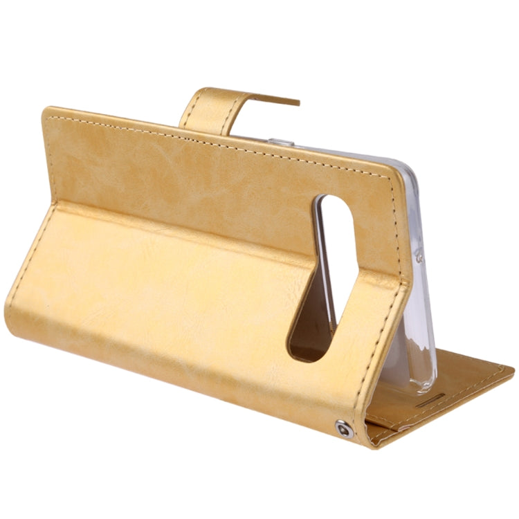GOOSPERY Blue Moon Cowhide Texture Horizontal Flip PU Leather Case for Galaxy S10 5G, with Holder & Card Slots & Wallet