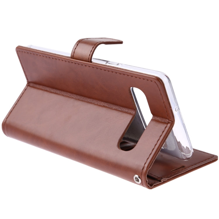 GOOSPERY Blue Moon Cowhide Texture Horizontal Flip PU Leather Case for Galaxy S10 5G, with Holder & Card Slots & Wallet