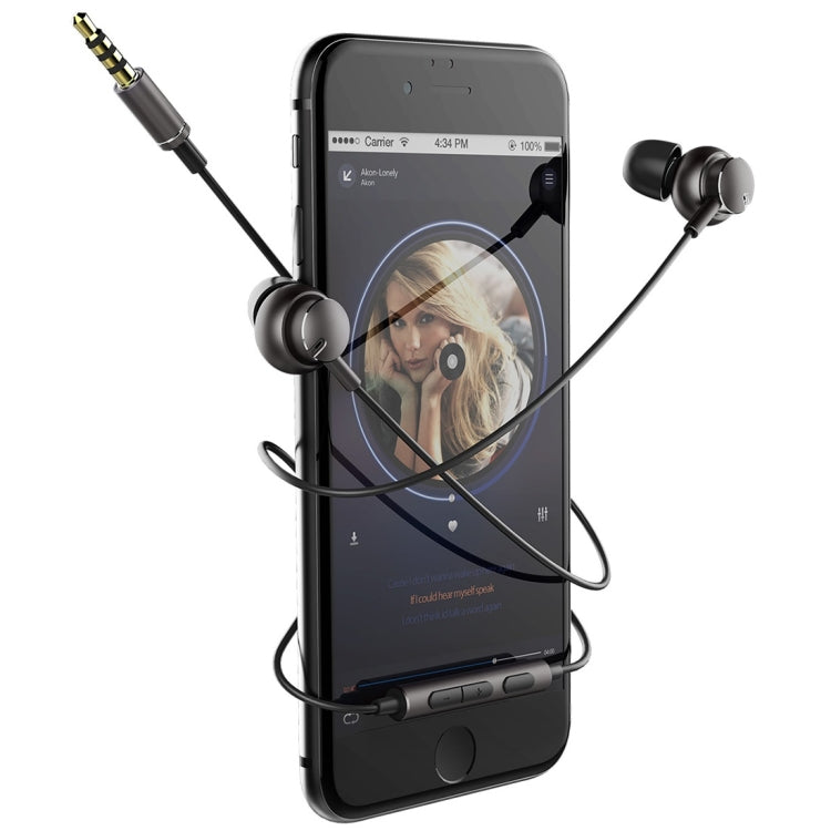 ROCK Mobuw 3.5mm In-ear Stereo Music Earphones with Mic & Line Control, For iPhone, Galaxy, Huawei, Xiaomi, LG, HTC and Other Smart