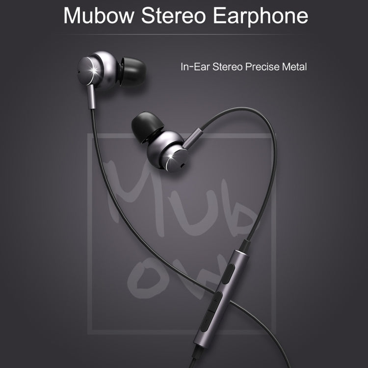 ROCK Mobuw 3.5mm In-ear Stereo Music Earphones with Mic & Line Control, For iPhone, Galaxy, Huawei, Xiaomi, LG, HTC and Other Smart
