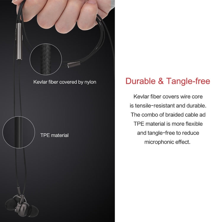 ROCK Mobuw 3.5mm In-ear Stereo Music Earphones with Mic & Line Control, For iPhone, Galaxy, Huawei, Xiaomi, LG, HTC and Other Smart