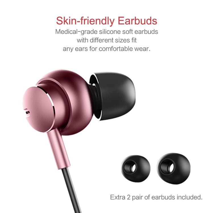 ROCK Mobuw 3.5mm In-ear Stereo Music Earphones with Mic & Line Control, For iPhone, Galaxy, Huawei, Xiaomi, LG, HTC and Other Smart
