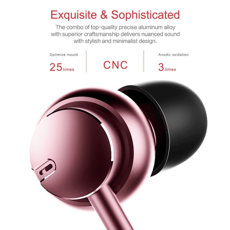 ROCK Mobuw 3.5mm In-ear Stereo Music Earphones with Mic & Line Control, For iPhone, Galaxy, Huawei, Xiaomi, LG, HTC and Other Smart